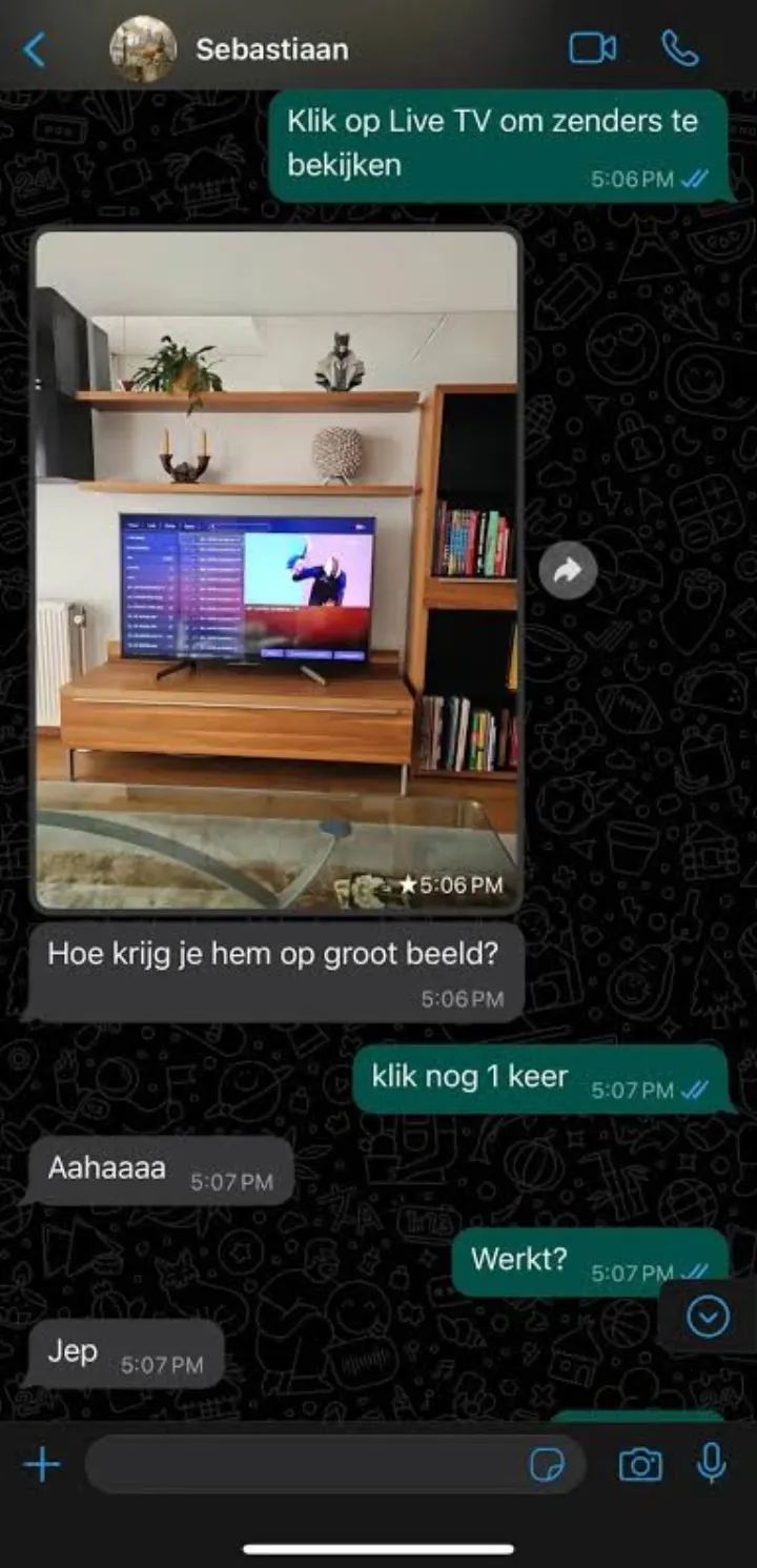 WhatsApp support chat: Setup help
